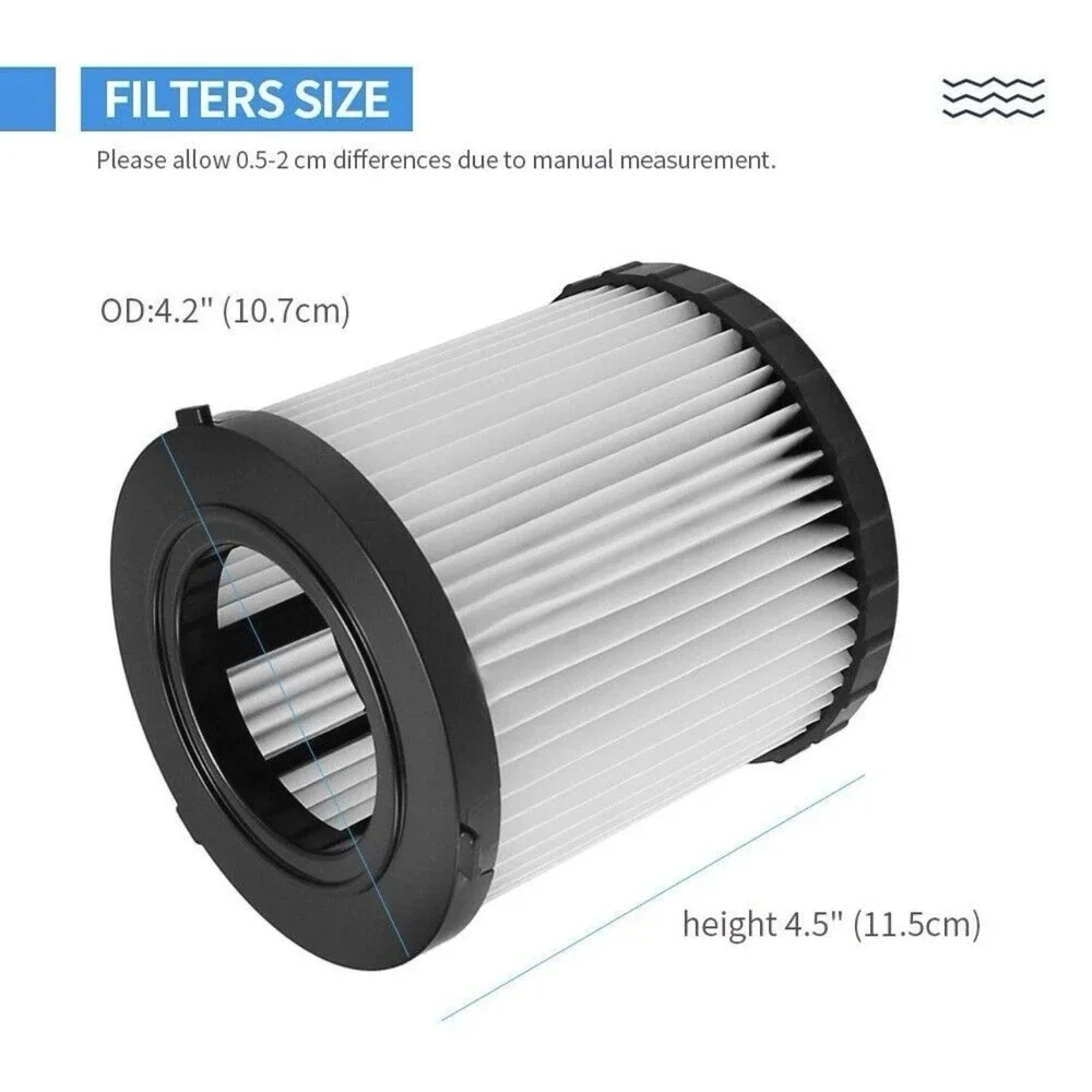 4 Pack DCV580 Wet and Dry Vacuum Hepa‎ Replacement Filter NEW